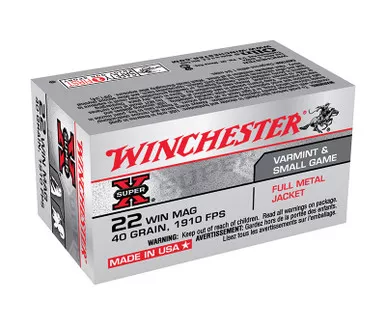 Super-X 22WM FMJ 50rd/Box