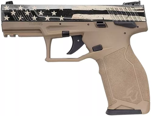 TAURUS TX22 22LR PSTL 4" BLK/US FLAG DISTRESSED 2-16RD