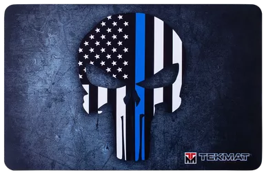 Tekmat Punisher Blue Line Armorers Bench Mat 11x17