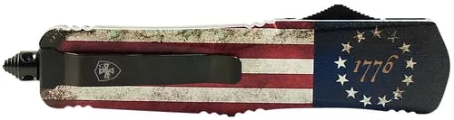 Templar Knife Small Knife 2-3/4 Drop Point Blade Betsy Ross Flag