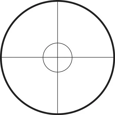Traditions Rifle Scope 3-9x40mm Circle Reticle Matte Black
