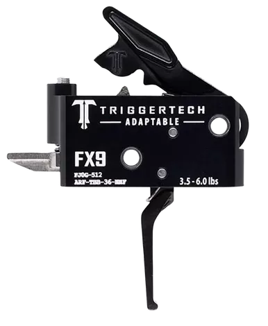 TriggerTech ARFTBB36NNF Two-Stage Flat Trigger 3.5-6 lbs Black FN FX9