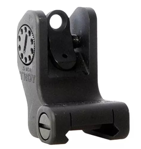TROY FIXED REAR BATTLE SIGHT BLK
