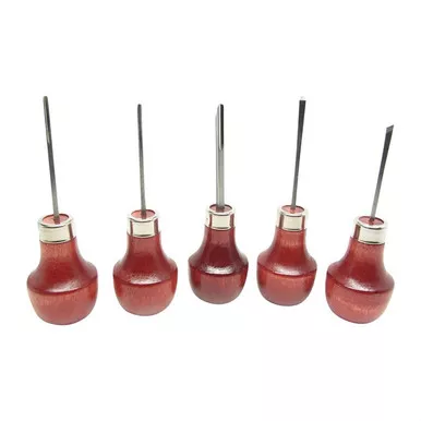 U.J. Ramelson #107M Sub Mini Wood Carving Tool Set 5-Piece