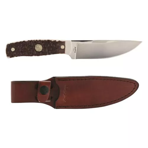 Uncle Henry Next Gen 191UH Fixed Knife 4-3/5 Bowie Blade Staglon Clamshell