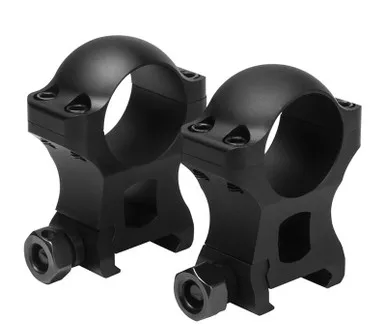 VISM 1" Hunter Rings Black 1.3" Height