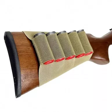 Vism Shotgun Stock Shell Pouch Tan