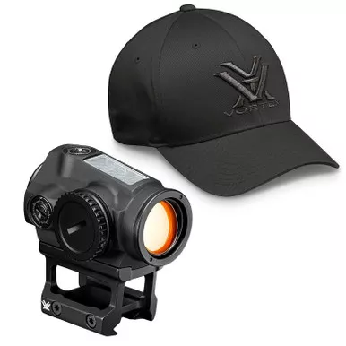 VORTEX SPARC Solar Red Dot 2 MOA w/ Men's Flexfit Cap (SPC-404+Hat)