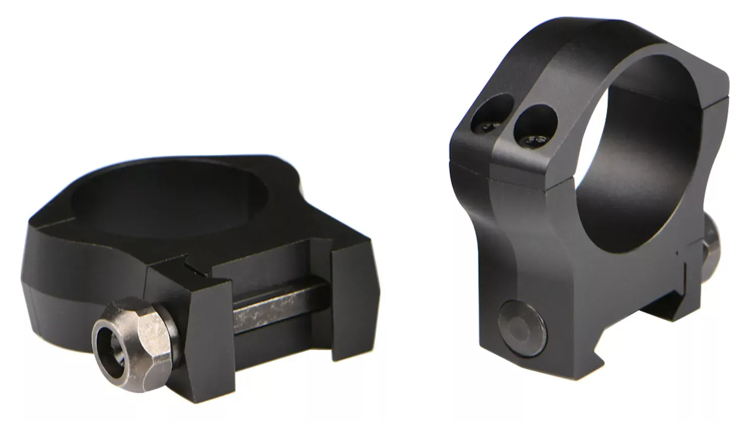 Warne Mountain Tech Scope Ring Set Fixed For MSR Picatinny/Weaver Ultra High 34mm Tube Black Anodized Aluminum
