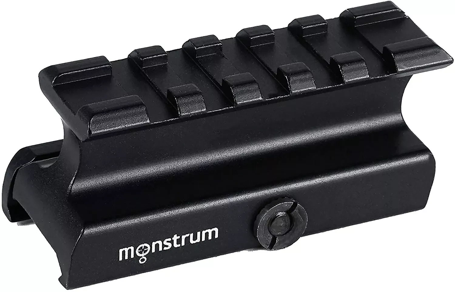 Warne Red Dot Riser Picatinny For MSR Picatinny Rail Mount .805"/.985" Mount Height Black Anodized Aluminum