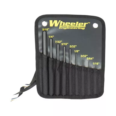 Wheeler Engineering Roll Pin Punch Set 9-Piece