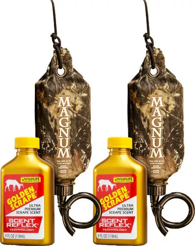 Wildlife Research Scrape Dripper Combo Deer Lure Golden Scrape 2 Pack