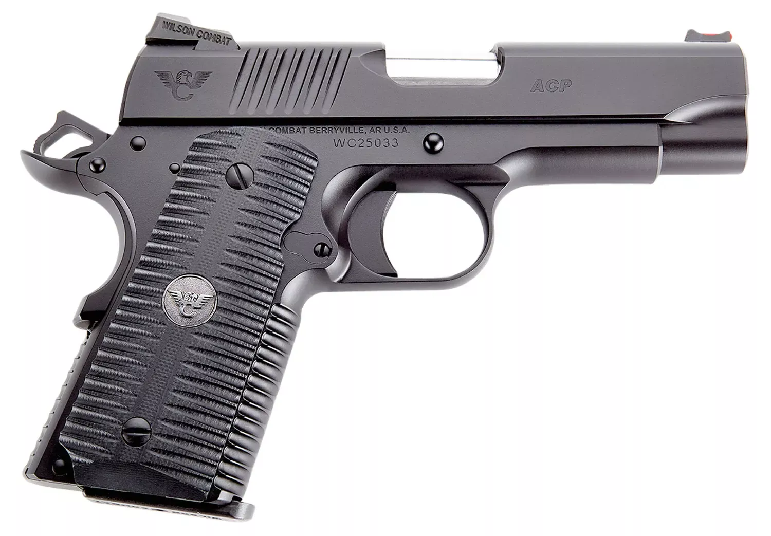 Wilson Combat ACP Compact 45 ACP Pistol 4" 7+1 Black ACPCP45
