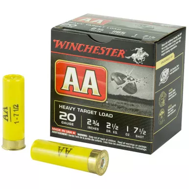 WIN AA TRGT 20GA 2.75" #7.5 25/250