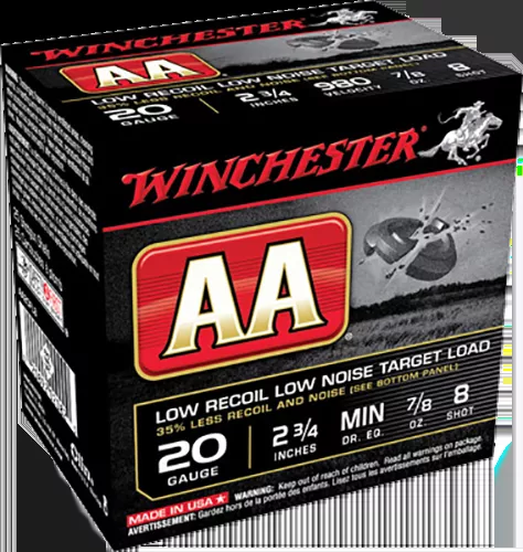 Winchester AA Low Recoil 20ga 2-3/4" 7/8oz #8 25rd