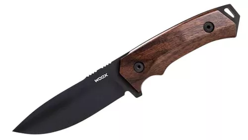 WOOX Rock 62 Fixed Blade Knife 4/1/4 Drop Point Blade Walnut