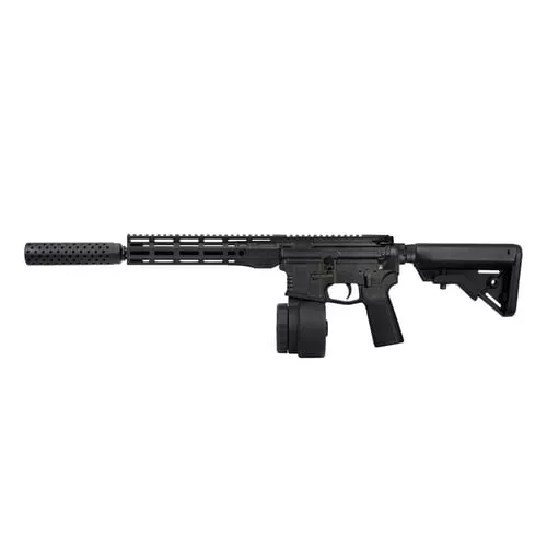 WSM15 5.56MM 16" BLK 50+1 DRUM | MOCK SUPPRESSOR