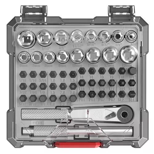 X3 DRIVER 52-PIECE SOCKET & GUNSMITHING BIT SET