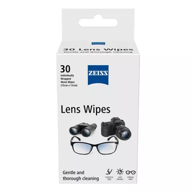 ZEISS 30ct Box Lens Wipes (000000-2462-614)