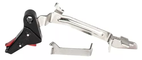 ZEV PRO FLAT FACE TRIGGER BAR KIT SMALL BLK/RED