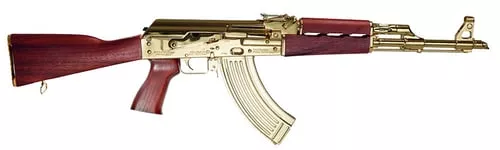 ZPAP M70 7.62X39 24K GOLD/SR | SERBIAN RED