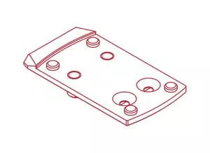 ZRO Delta MODULUS Mounting Plate - SHIELD